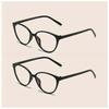 2/3 Pack Fashion Retro Anti-Blue Light Pochromic Glasses Classic Cat Eye Triangle Eyeglasses