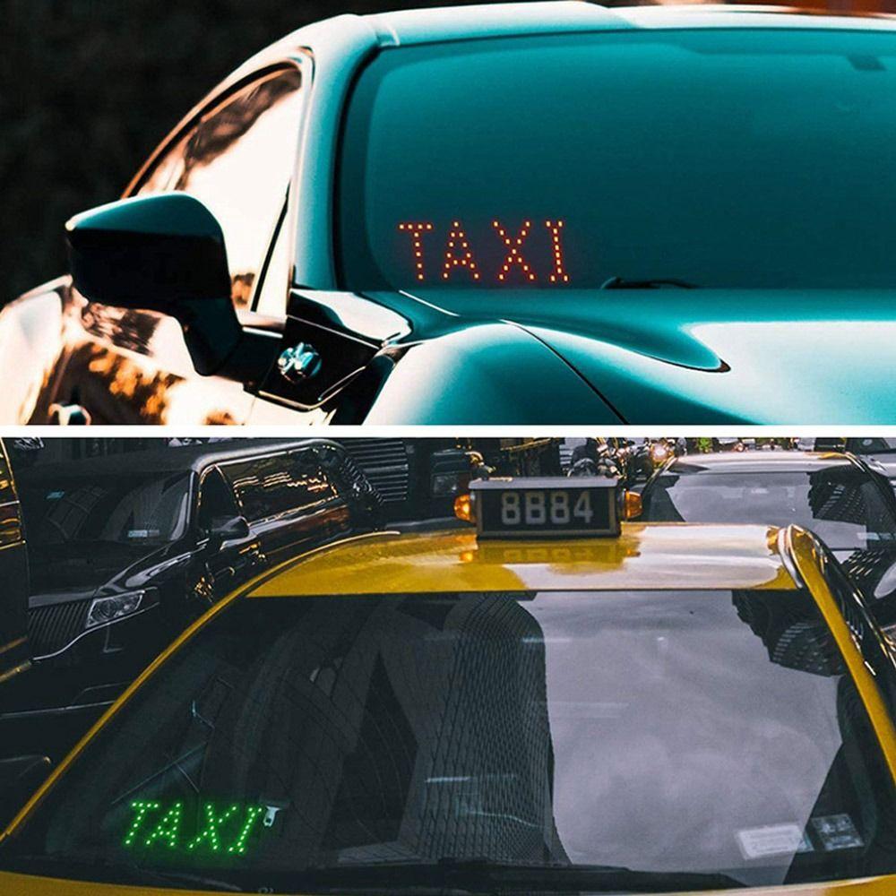 LED Taxi Light With/without Switch 45SMD 2835 Car Signal Lamp Cab Indicator Light Panel Signal Beacon Windscreen Car Accessory