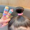 100Pcs Girls Colorful Hair Bands Set Nylon High Elastic Rubber Band Children'S Hair Circles Kids Hair Tie Hair Accessories