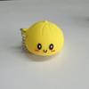 Разноцветная силиконовая игрушка-сквиши в виде пельменя, светящиеся булочки, брелоки-булочки, милые эмоции, фиджет-игрушка, рождественский подарок