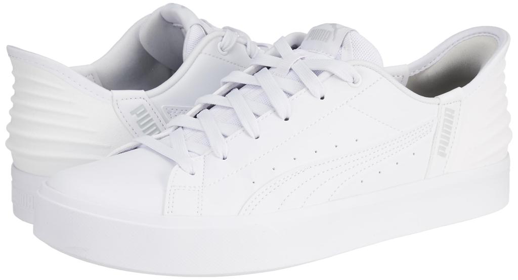 [Puma] Кроссовки Puma V Court EASE IN 402486, Унисекс, Взрослые, Цвет Весна/Лето 2025, Puma White/Puma White (01), Размер 23.5 см