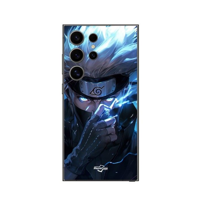 Coque de téléphone - MANIACASE - Samsung Galaxy S25 Ultra - Kakashi Hatake - Silicone TPU - Noir