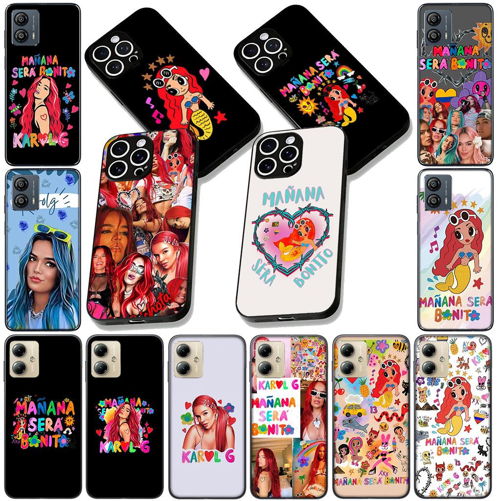 Karol G Manana Sera Bonito Phone Cover for Motorola Moto E13 E20 E32 E22 G22 G23 G32 G60 G72 G7 G8 G82 G9 Plus Power Case