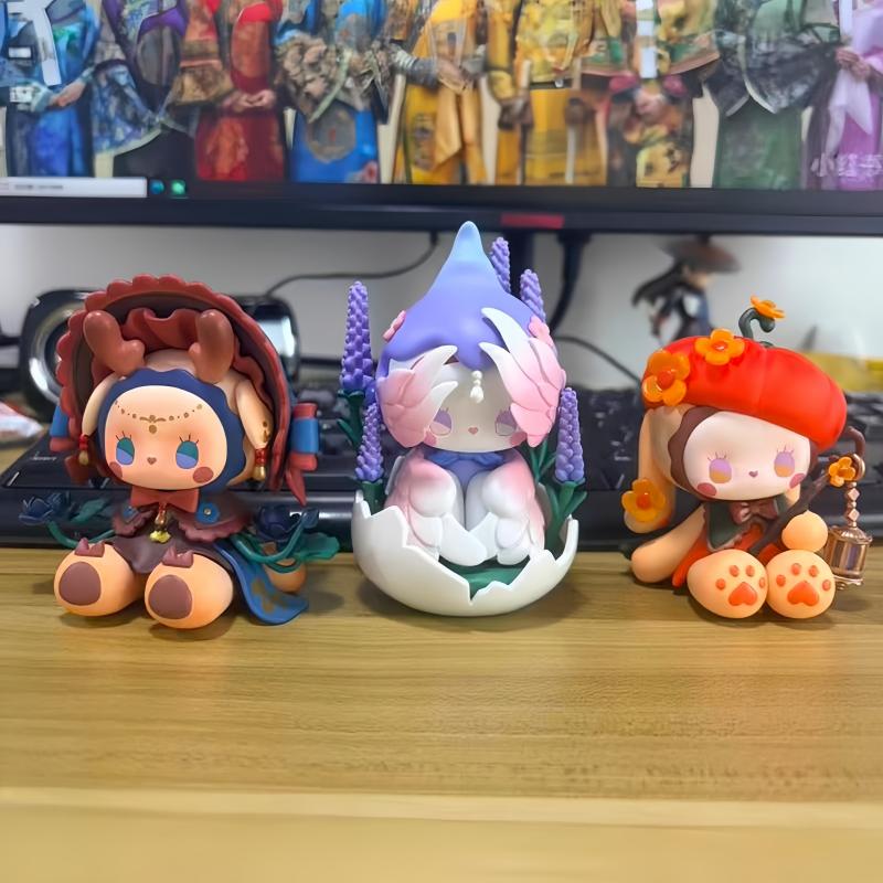 Secret Forest Серия Парфюмерных Открытий Сюрприз-Бокс Аниме Фигурка Настольное Украшение Рождественский СЧАСТЛИВЫЙ EMMA таинственные подарки модель Случайный Секрет Модный