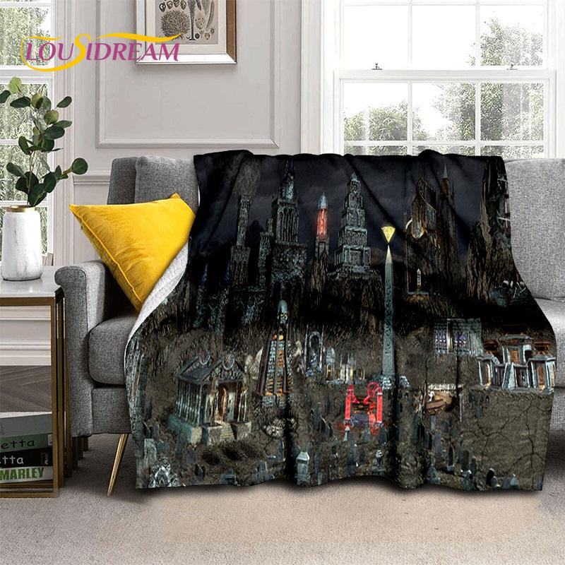 HD Heroes of Might and Magic Retro Game Soft Flannel Blanket,Throw Blanket Comfortable Blanket for Picnic Beds Sofa Home Bedroom