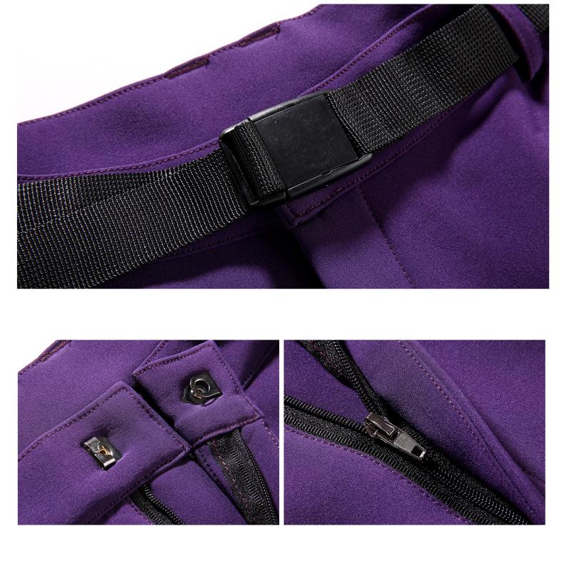 Новые зимние водонепроницаемые походные брюки с подкладкой из флиса Softshell для пар, ветрозащитные, больших размеров для мужчин и женщин