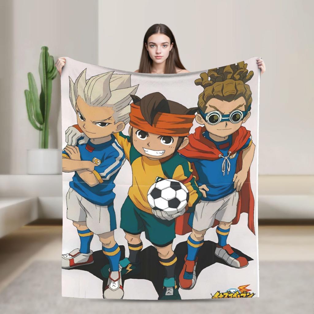 Аниме Одеяло Аксель Блейз Иназума Илевен Теплое Пушистое Плюшевое Одеяло-Плед для Девочек Мальчиков Гостиная Фланелевое Покрывало Покрывало для Кровати