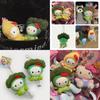 Cute Hello Kitty Broccoli Shrimp Plush Keychain Bag Charm Decoration