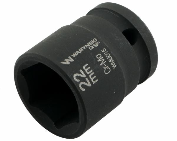 Nasadka Udarowa Sześciokątna 1/2". 22 Mm. Crmo. Din 3129. Waryński