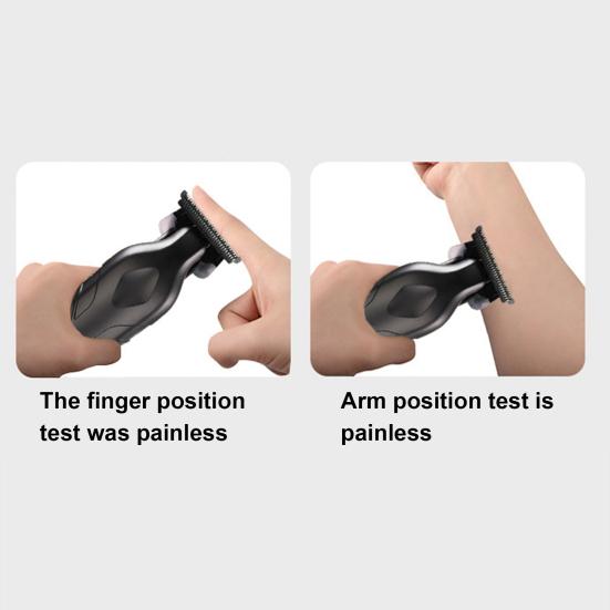 Машинки для стрижки волос для мужчин с бесшумным мотором, электрическая бритва, быстрая зарядка через USB, парикмахерская