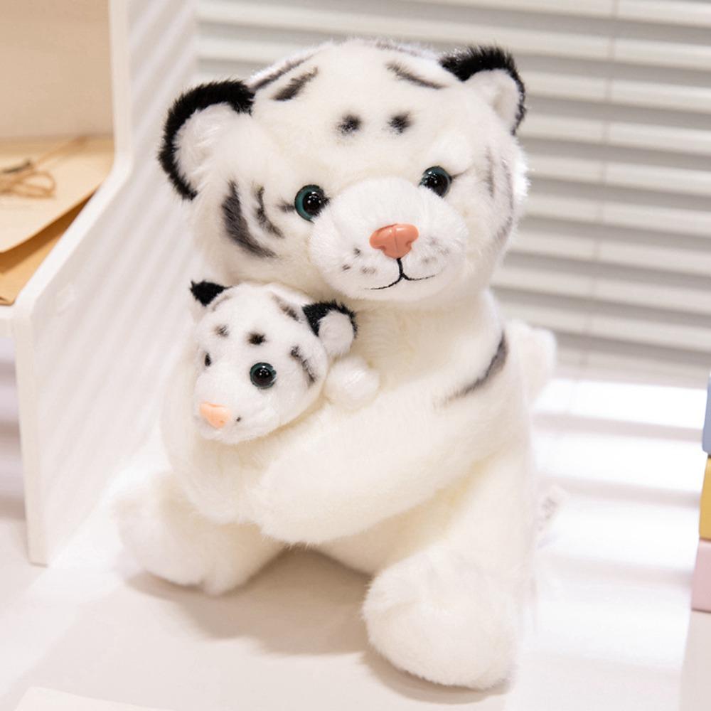 RealLife Tiger Hand Puppet Stuffed Tiger Puppet Toy Soft Animal Hand Puppet Children