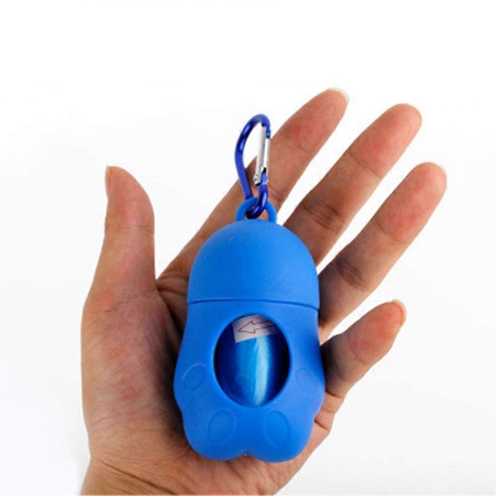 Portable Outdoor Dog Waste Garbage Holder Dog Poop Bag Dispenser, Dog Poop Bags, Extra Thick Strong