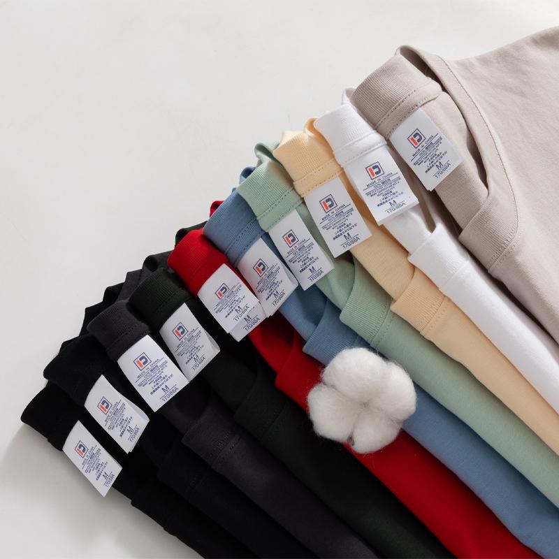 Zirunking Дышащая хлопковая футболка с круглым вырезом и коротким рукавом, облегающие однотонные футболки в уличном стиле HUXI