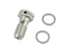 POSH 550017-03 Earls Banjo Bolt Silver 1.25S Motorcycle Supplies