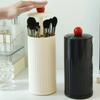 Plastic Makeup Brush Storage Box Automatic Lifting Makeup Brush Holder  Dressing Table