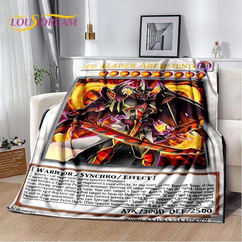 Монстр Золотая Карта Мультфильм Yu-Gi-Oh Синеглазый Белый Дракон Игра Мягкое Фланелевое Одеяло для Кровати Спальни Дивана Пикника, Отдых на Свежем Воздухе 013