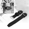 Black Color PU Leather Watch Strap Watchband Fits for G SHOCK GA-1000/1100 GW-4000/A1100 G-1400