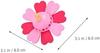 4 PCS Wooden Spinning Tops Toy Colorful Flower Design Hand Spun Tops for Kids Birthday Party Games Hand Eye Coordination Training Toy