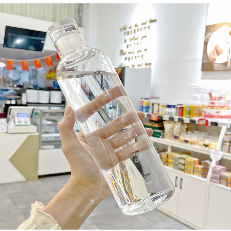 Бутылка для воды 750 мл с герметичной крышкой для сока, кофе, компактный дизайн для подстаканников автомобиля