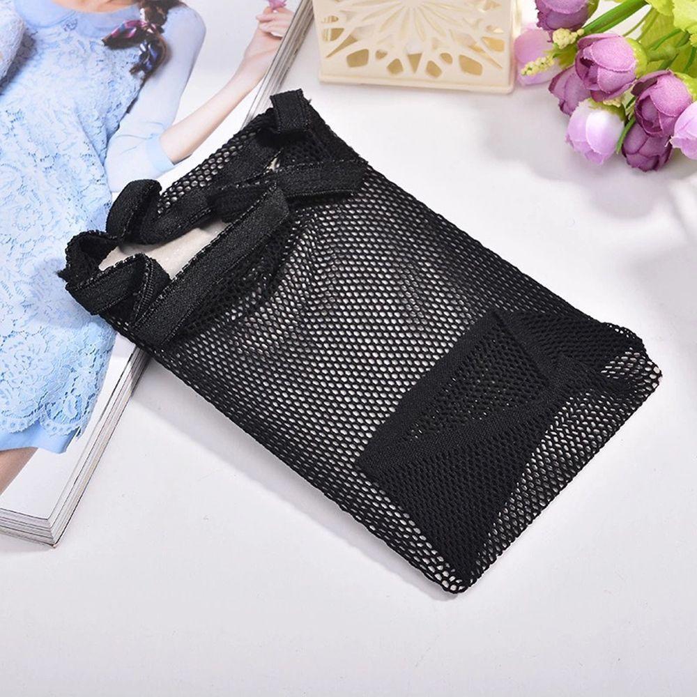 Stretch Black/Nude Nylon Bald Cap Snood Hair Mesh Wig Stocking