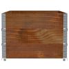 Plant Box Brown 120x80 cm Solid Pine Wood
