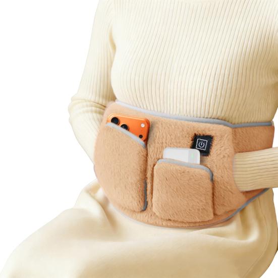 Пояс с подогревом для женщин, регулируемый электрический пояс с подогревом, 3 температурных режима, портативная грелка для спины, живота, для расслабления