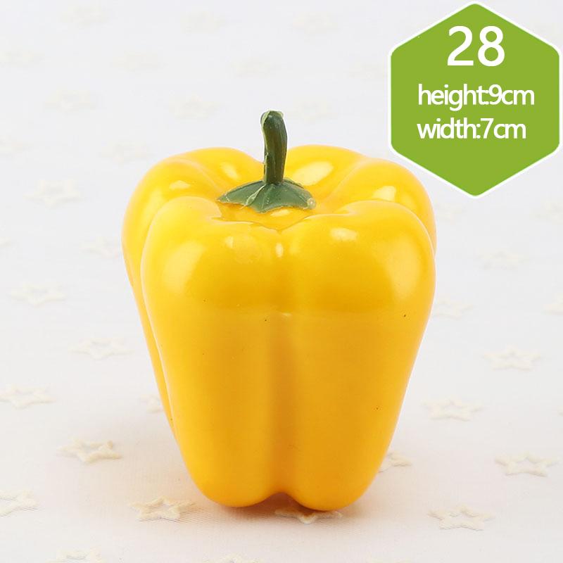 Имитация овощей из зеленого ПВХ-материала, поддельные модели овощей, детские ролевые игры, кухонные игрушки, искусственные продукты, украшение для дома