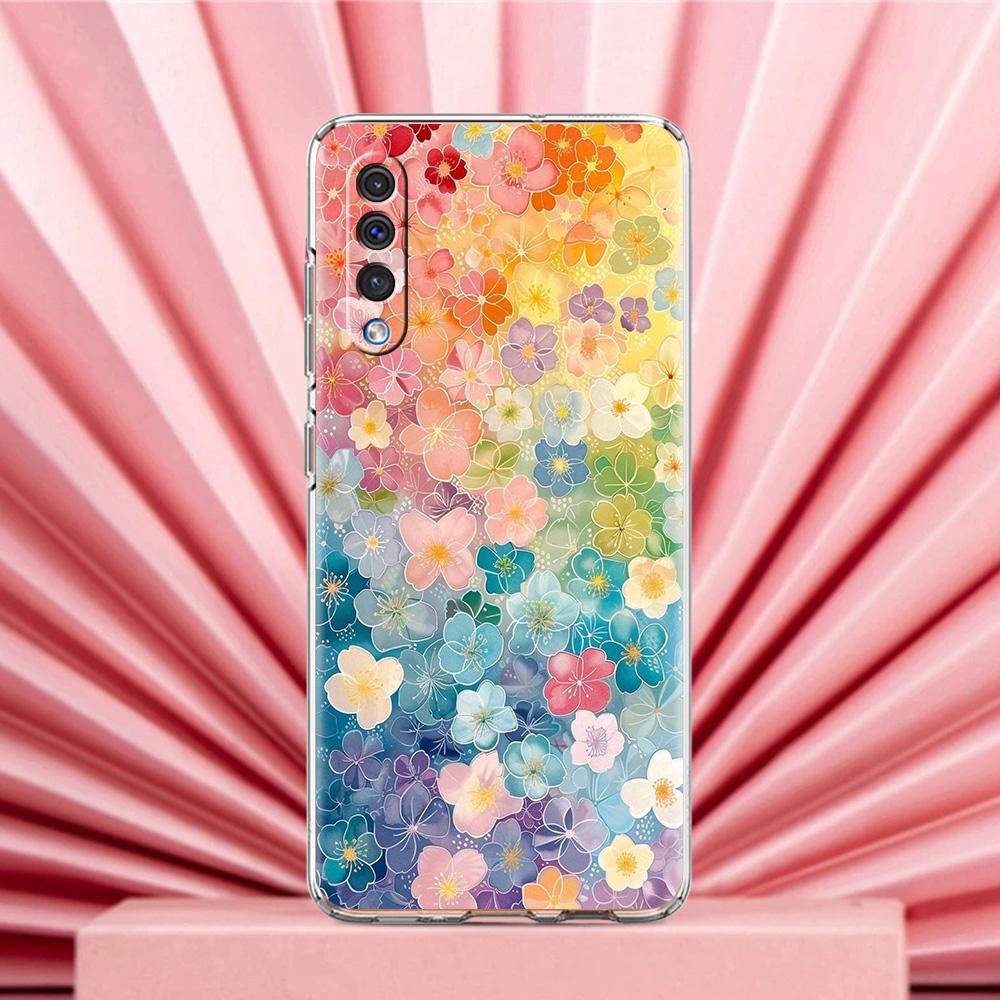 Чехол для телефона Samsung A56 A36 A26 A24 A16 A14 A12 A32 A50 A70 A22 A40 A34 A54 A42 A52 5G A04s A06 Чехол Летний Цветы