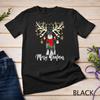 Merry Woofmas Miniature Schnauzer Reindeer Christmas Dog Unisex T-shirt
