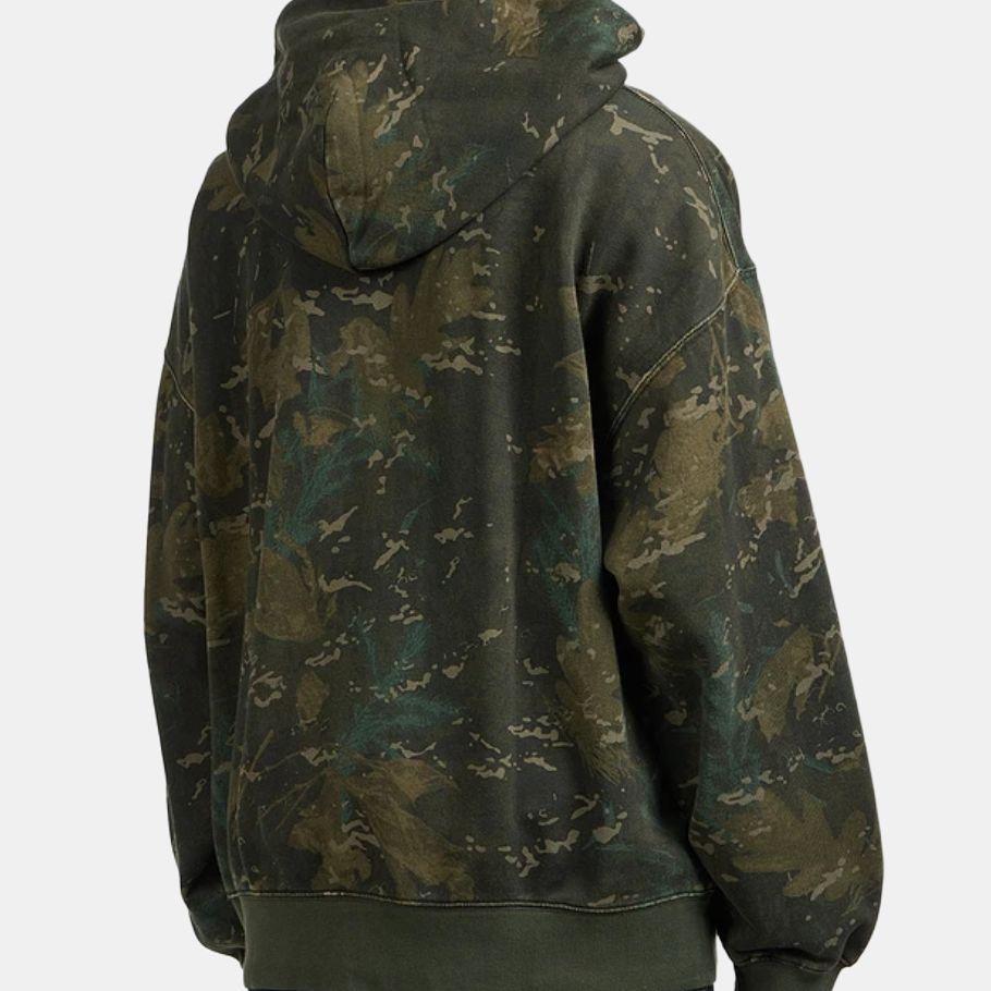 Carhartt WIP Толстовка с капюшоном Benton с принтом по всей поверхности, свободный крой, на молнии, с длинным рукавом, мужская куртка I035437-38T-GD