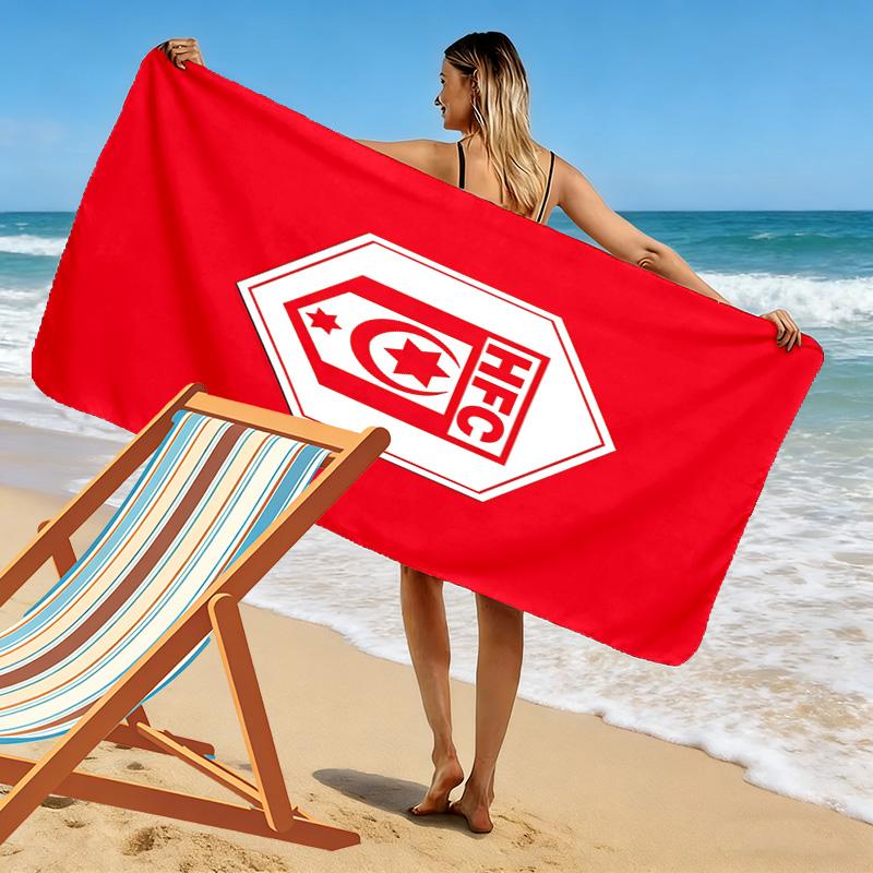 Hallescher FC Print Beach Towel, Large Soft Quick Dry Towel for Beach Camping Swimming