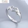 Romantic Hands Than Heart Ring Geometric Palm Love Gesture Couple Fashion Rings Wholesale Jewelry Couple Wedding Rings