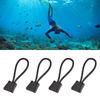 4 шт. фиксатор для шланга для подводного плавания, эластичный трос, фиксирующий трос, сменный амортизационный шнур, стяжной ремень