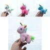 Adorable Plush Unicorn Keychain Soft Pp Cotton Miniature Horse Bag Charm