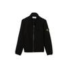 STONE ISLAND Куртка с длинным рукавом на молнии с нашивкой-логотипом Детские куртки Черный 7716Q0312-V0029