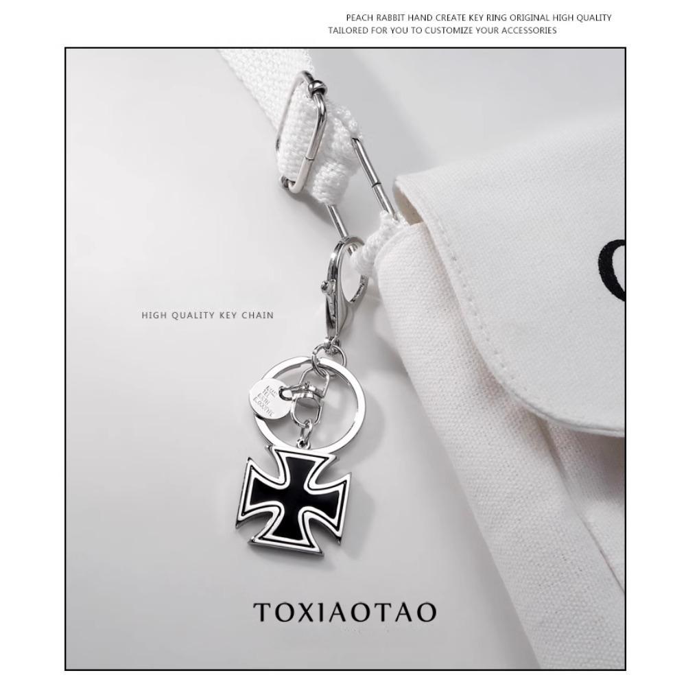 Винтажный прусский немецкий металлический железный крест брелок подвеска совиньон немецкий мемориальный подвесной орнамент