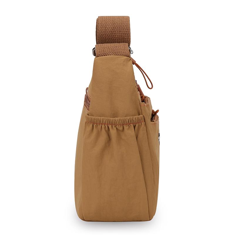 Вместительная легкая сумка кроссбоди из ткани Оксфорд, повседневная женская сумка через плечо, многослойная сумка для мамы, водонепроницаемая