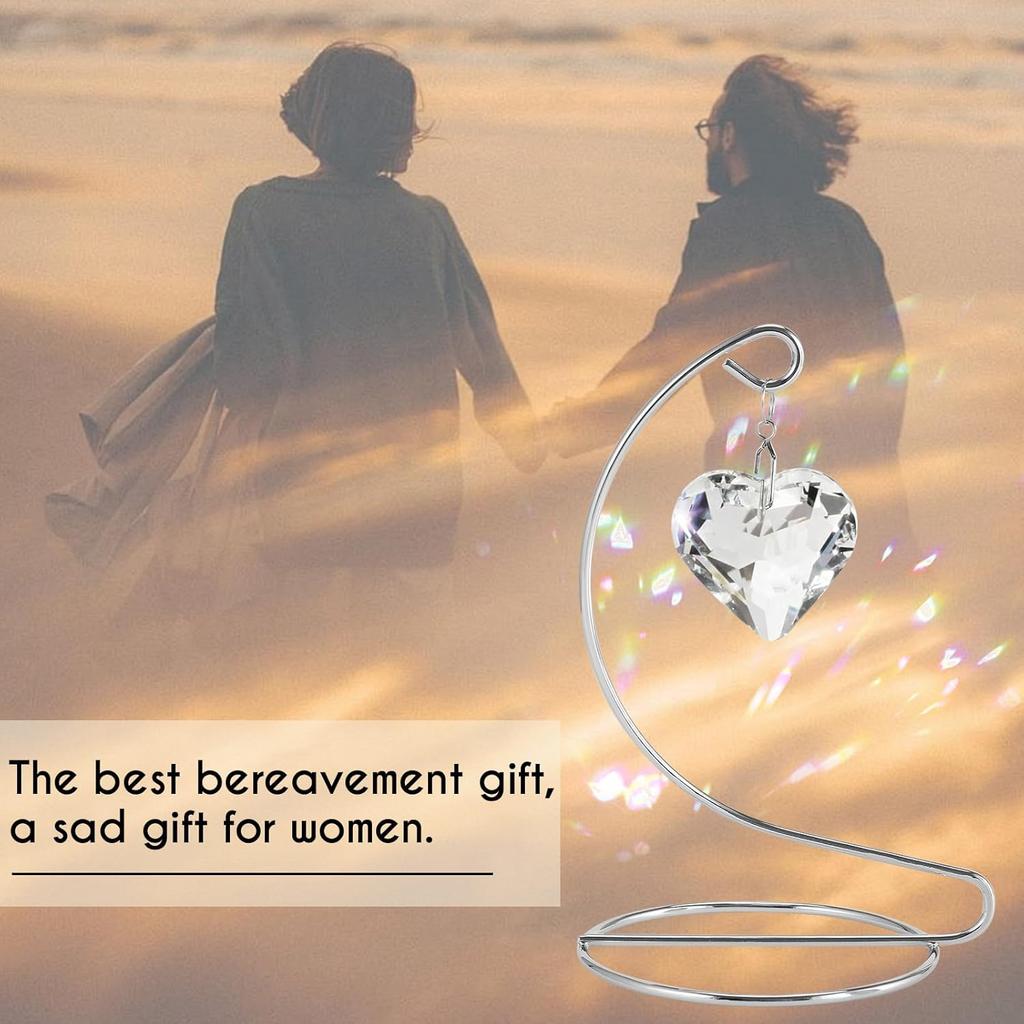 Подарки сочувствия при потере близкого человека, Памятные подарки Хрустальный шар Подвесное украшение Подарки на похороны, Ловец солнечного света Радужный генератор, Подарки для скорбящих