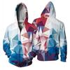Осень-зима мужская куртка на молнии Wolf Plus Size Hoodie Outdoor Zipper Cardigan Jacket Sportwear Sweatshirt