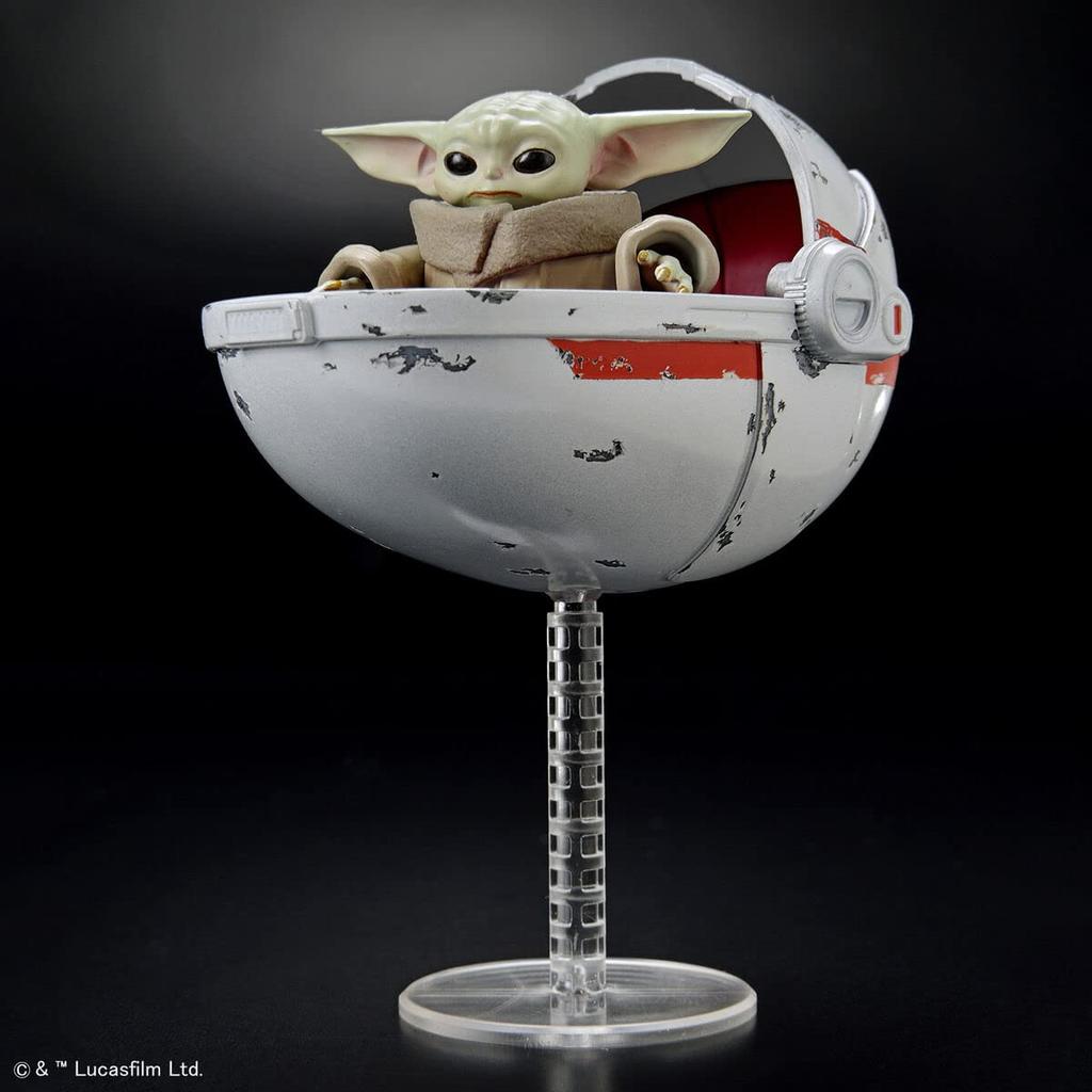 BANDAI SPIRITS Звезда Мандалорец Гругу масштабная пластиковая модель Войны (ЗВЕЗДНЫЕ ВОЙНЫ Мандалорец) 1/4 с цветовой кодировкой
