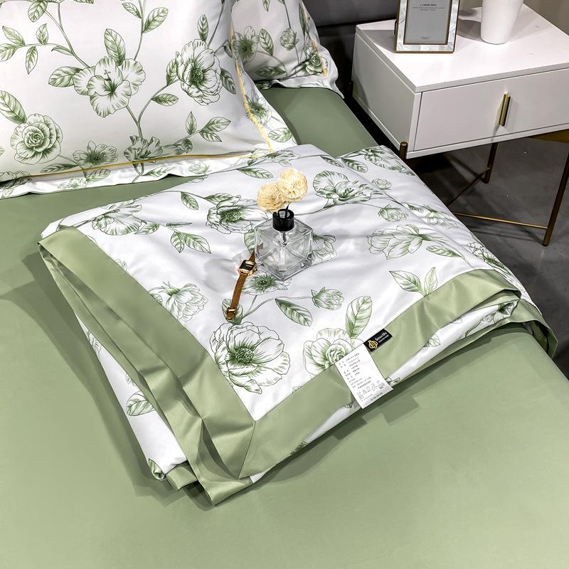 Летнее постельное белье из стираного ледяного шелка, полиэстеровое домашнее атласное летнее одеяло с кондиционером, одеяло, текстильное постельное белье