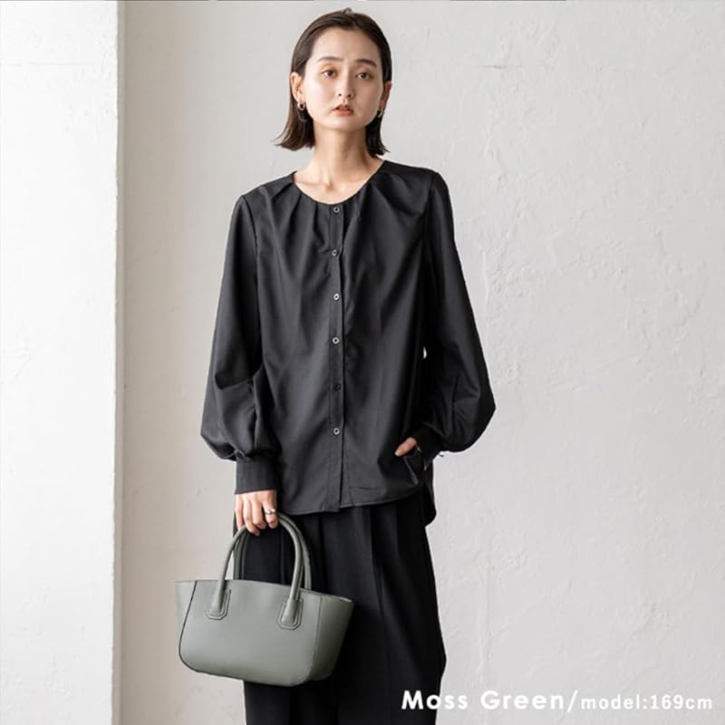 [VITAFELICE] Vita Felice Сумка-тоут 2-в-1 в форме лодки для женщин inb-10189p (мох зеленый)