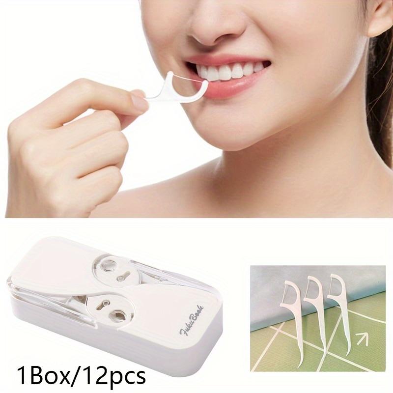 Коробка для зубной нити Портативный автоматический всплывающий портативный мини-домашний светильник высокого класса Роскошный карандаш для зубной нити Палочка для межзубной чистки и ухода