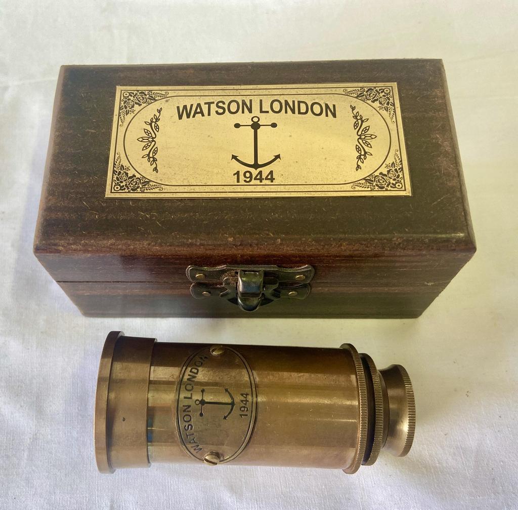 Телескоп Tubby 6" из латуни или бронзы в деревянном ящике