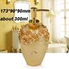 Soap Dispenser Refillable 3D Pump Flower Garden Soap Dispenser Resin Bottle Disinfectant Classic Design for Kitchen Bathroom
