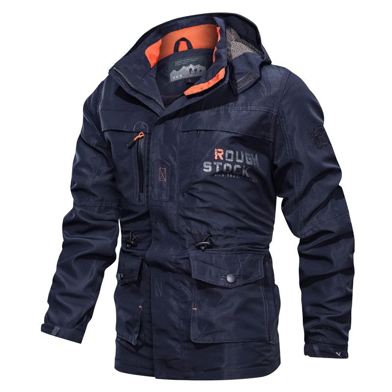 Autumn and Spring Windproof Men's Fashion Jacket Casual Outdoor Climb Nature Hike Camping Fishing Riding Men's Jacket