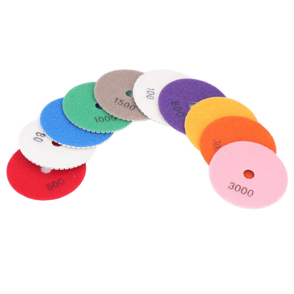 11 шт./комплект алмазных полировальных дисков шлифовальный абразивный диск с подложкой для камня, плитки, керамики