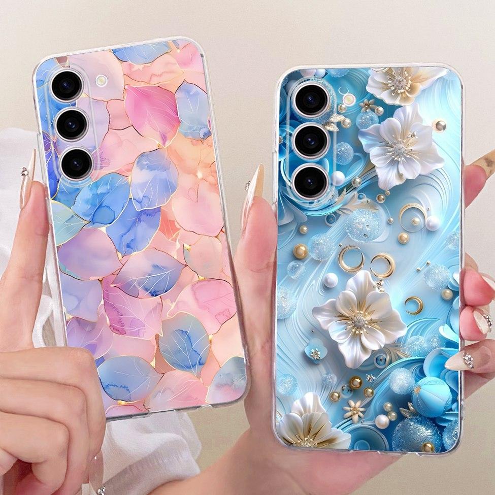 Casing For Samsung Galaxy S23 5G Clear Case Aesthetic Luxury Cute Fashion Butterfly Funny Painted Cover For Samsung S23 5G S911B