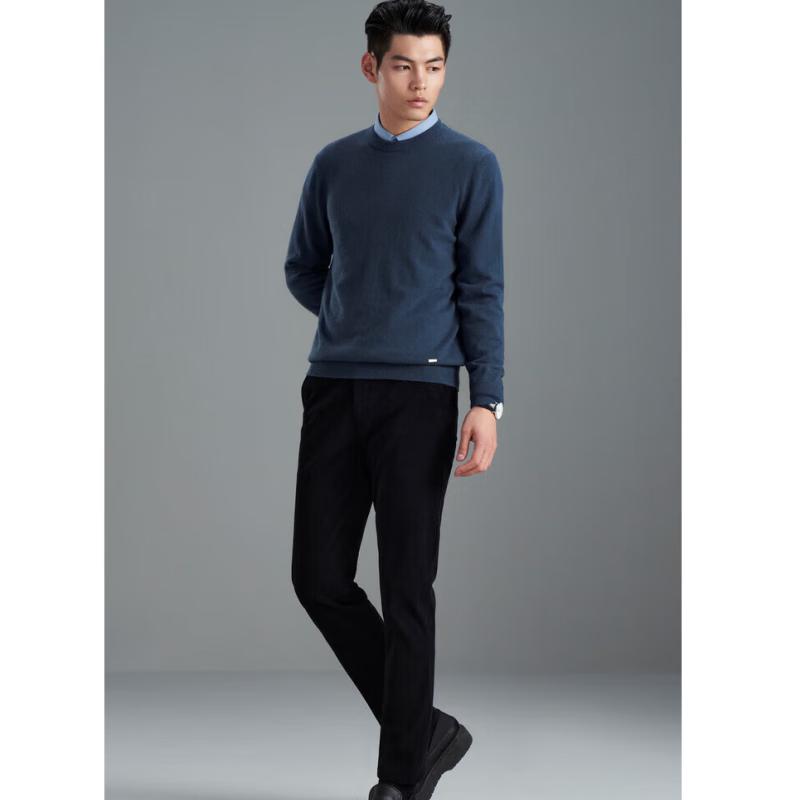 Erdos EMZ Мужской пуловер из 100% кашемира с круглым вырезом