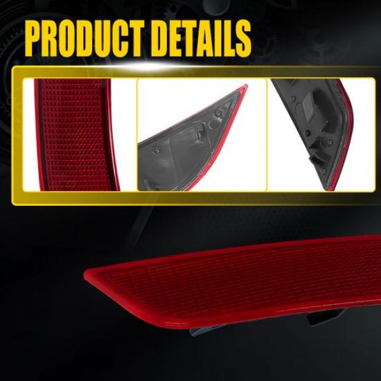 Left Rear Bumper/ Reflector Light For GL-Class Mercedes-Benz X164 2010-2012 Red